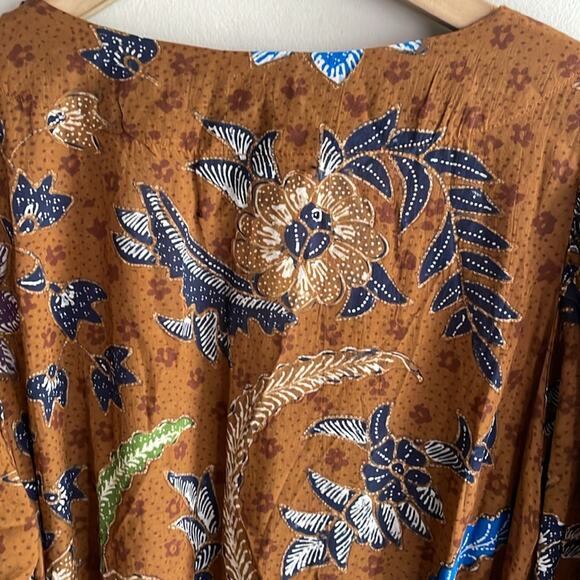 CARA CARA Millbrook Paisley-print Dress In Batik Brown - Picture 11 of 16